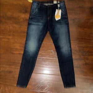 Rusty Dark Blue Dumpster Skinny Jeans